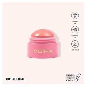 Moira Soft Blush Balm - 001 All That NIB